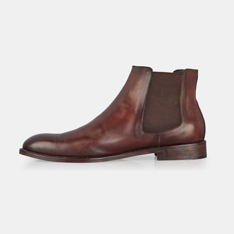 Drak Brown Smith Leather Boots
