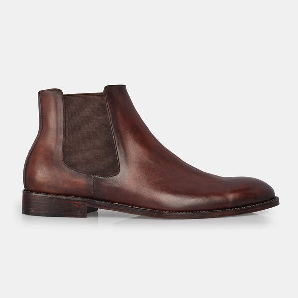 Drak Brown Smith Leather Boots
