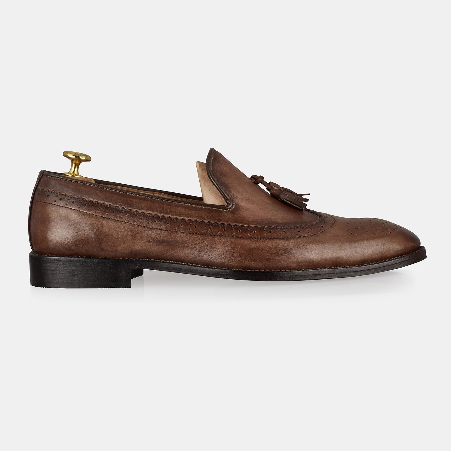Light Brown Charlie Leather Loafers