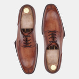 Brown Goodyear Welted Handmade Leather Shoes