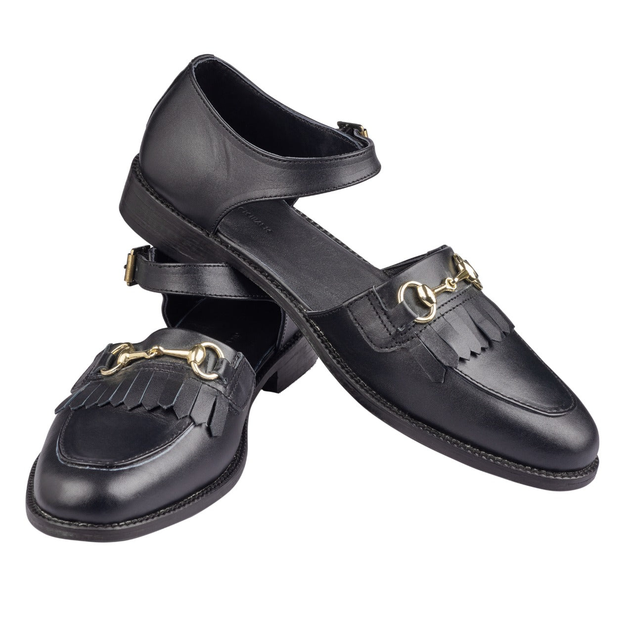 Black Woad Oak Marriage Function Shoes