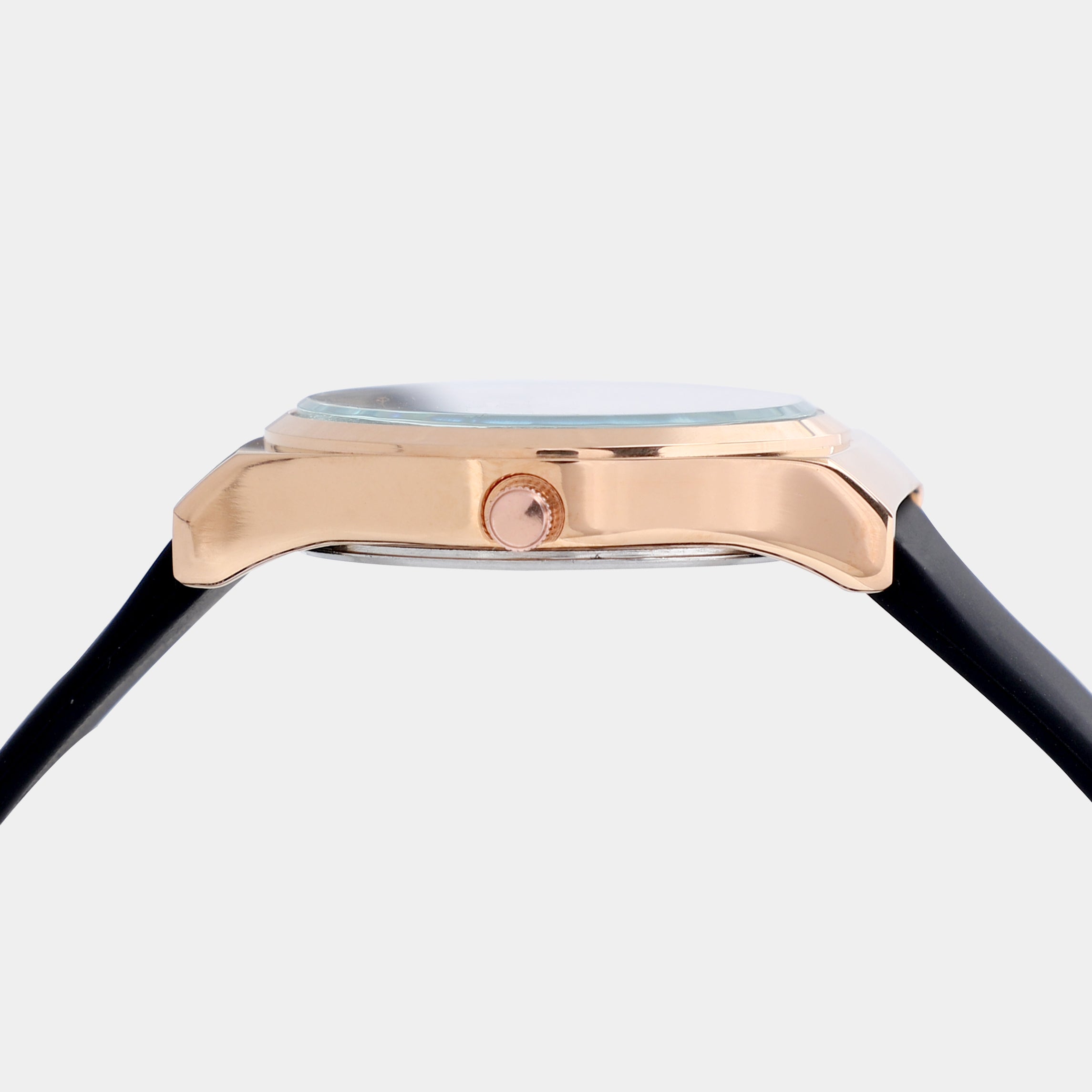 Black Dial Silicon Strap Jack Walk Watch For Women