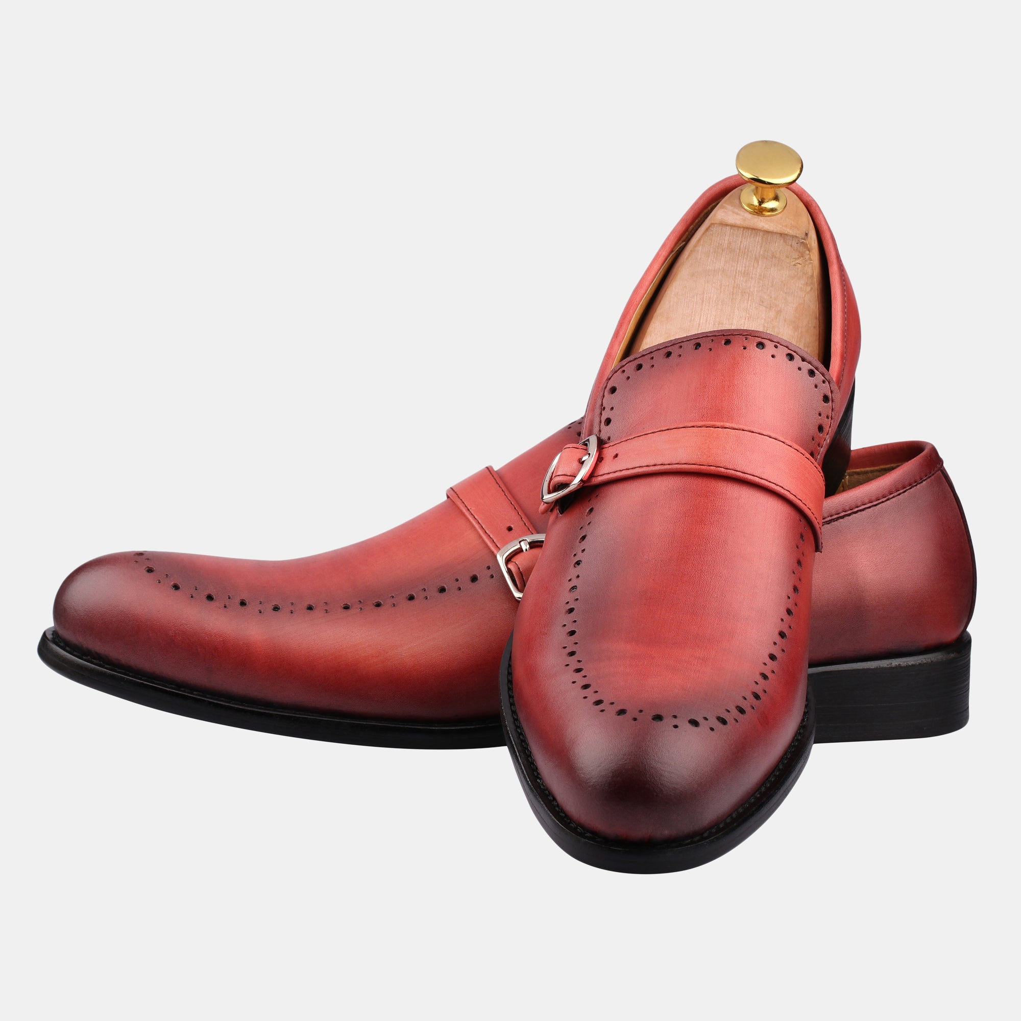 Parker Red Monk shoes
