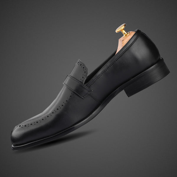 Black Loafer Office Shoes