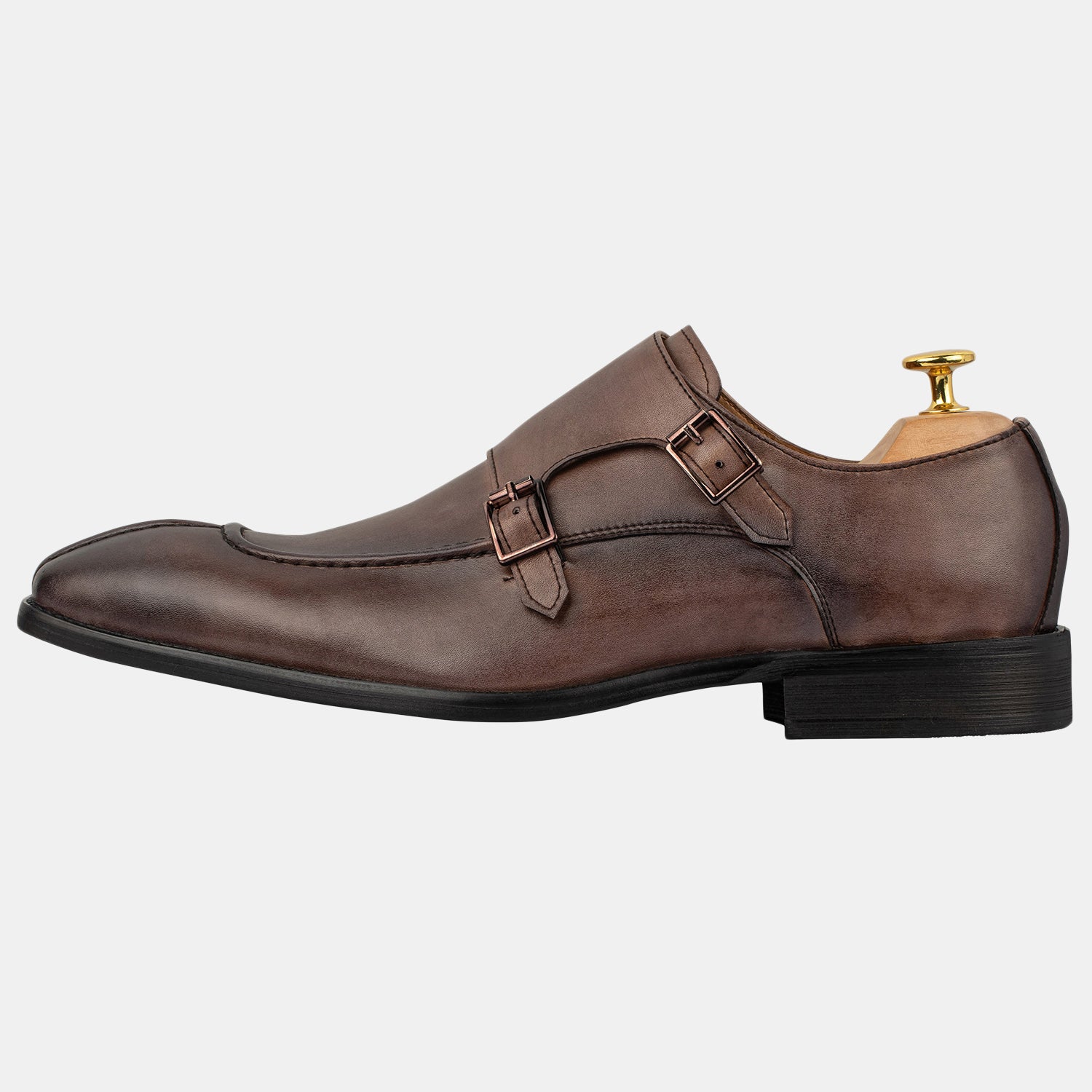 Leather Monk Shoes