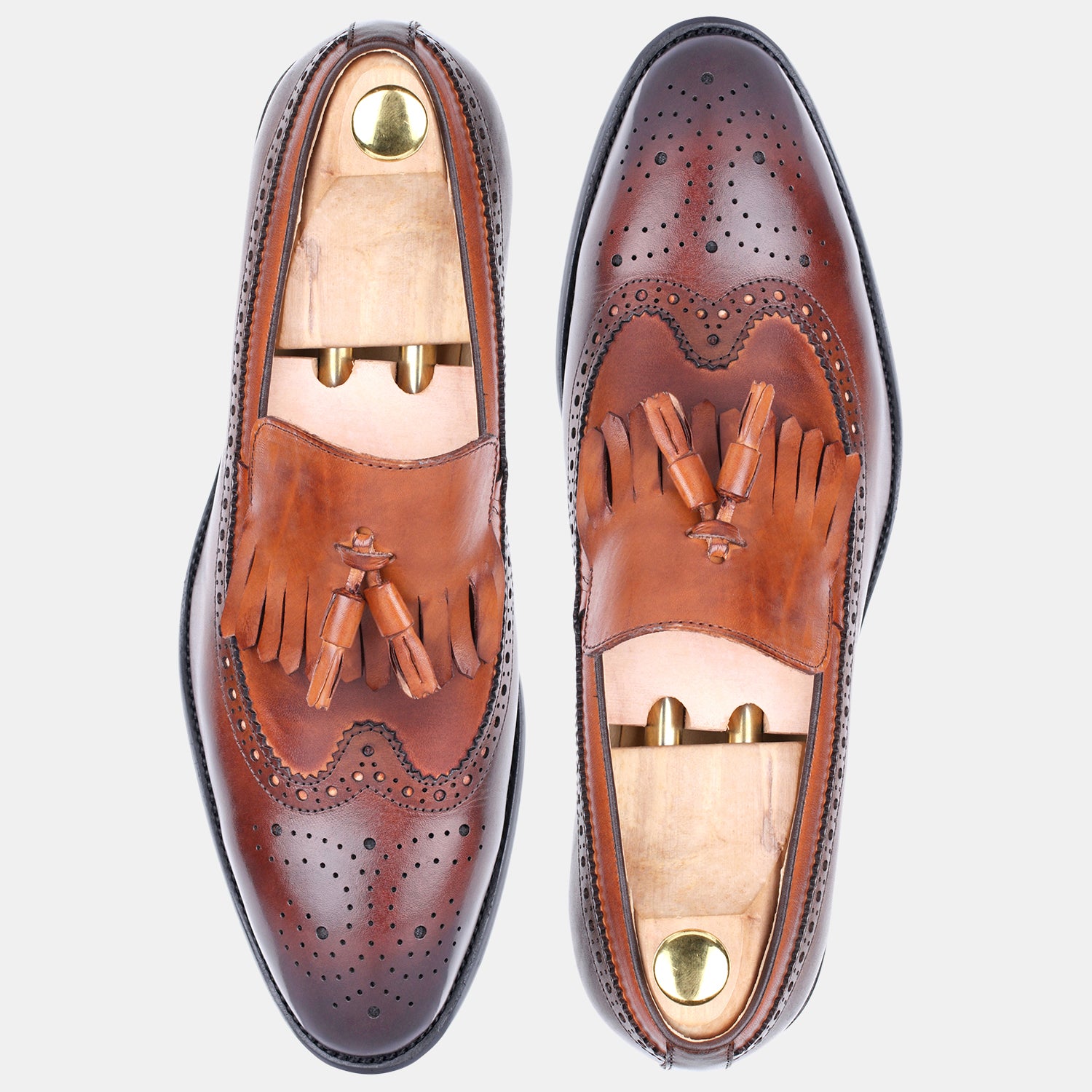 Donitz Tan Brown Loafers