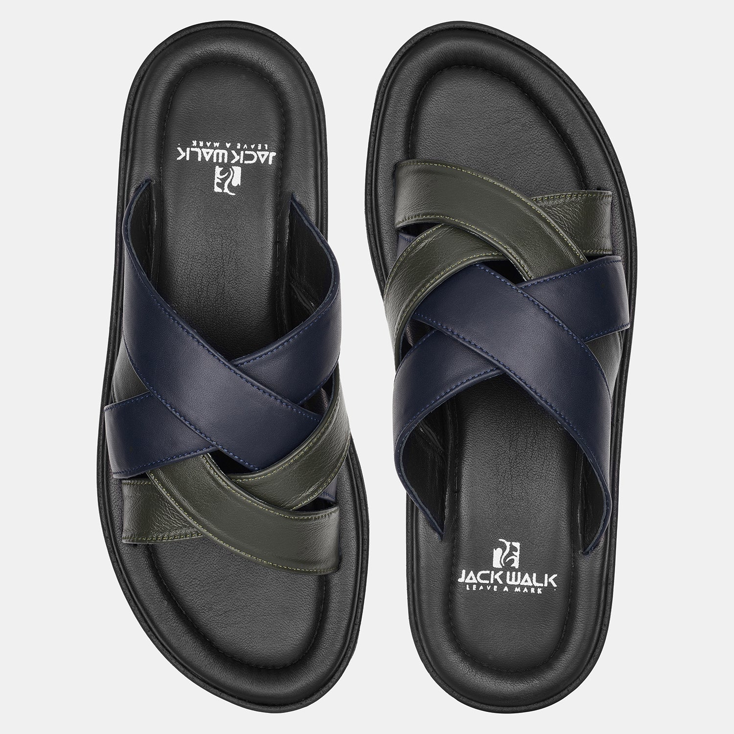 Green & Blue Runnig Slipper