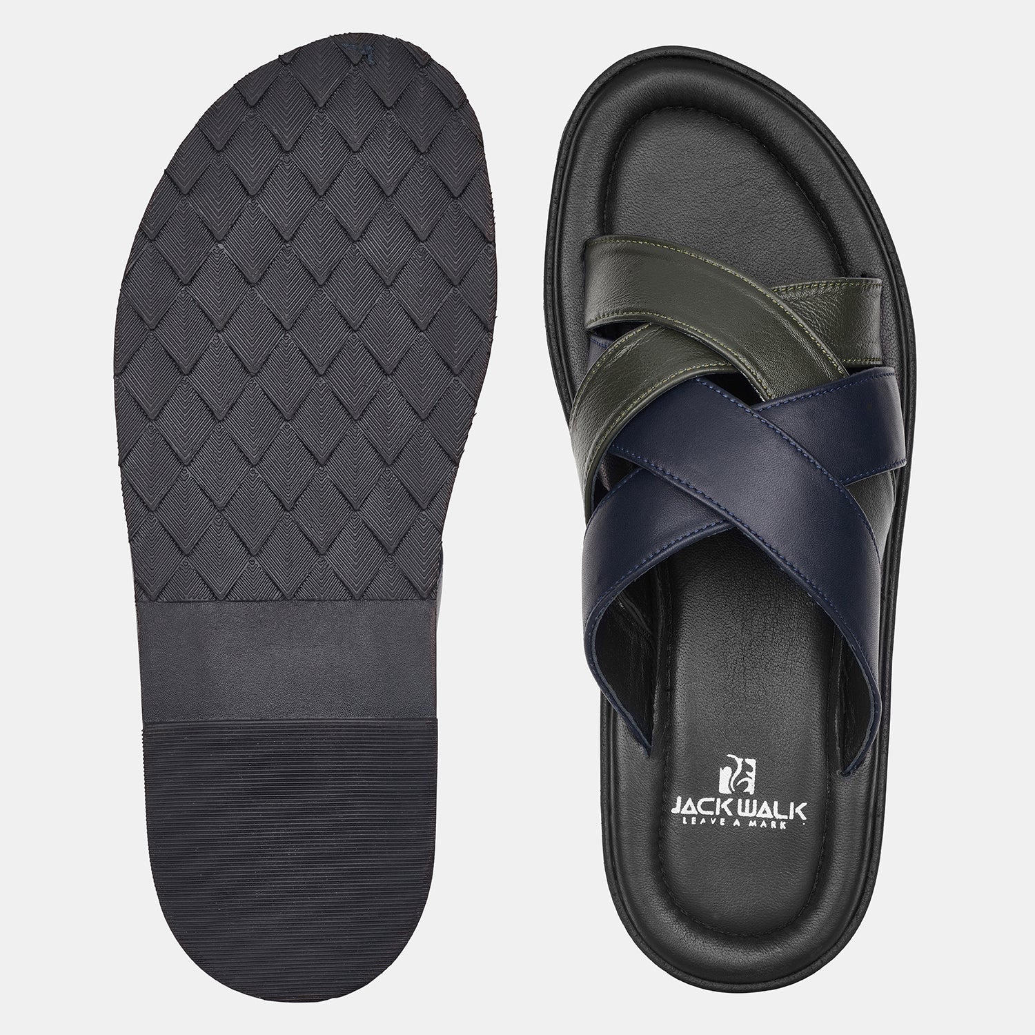 Green & Blue Runnig Slipper