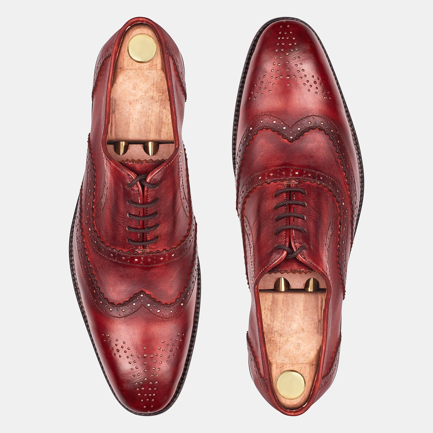 Red Brown Ethan Baker Brock Shoes