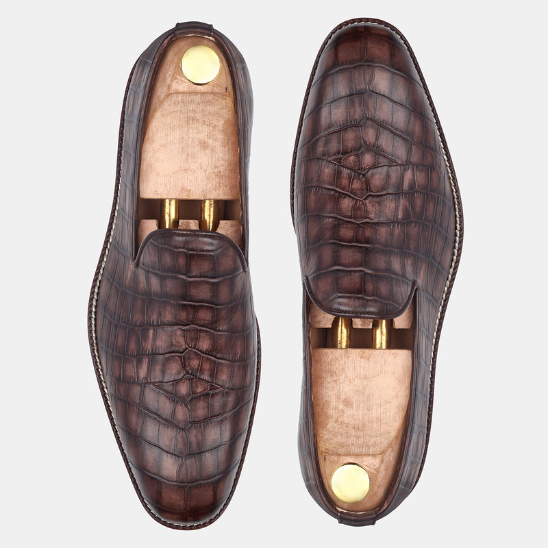 Chocolate Brown Liora Loafers