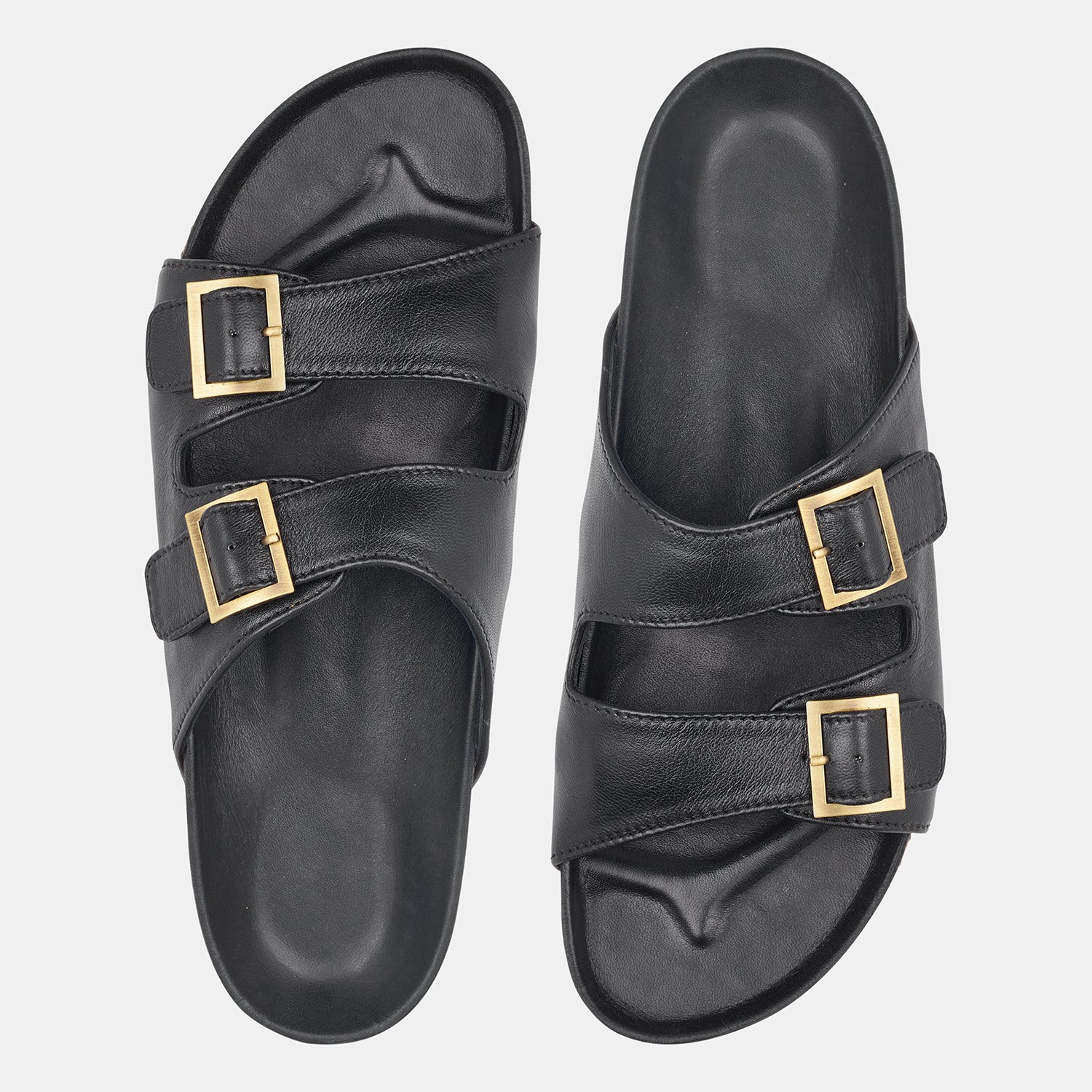 Black Efren Monk Slipper
