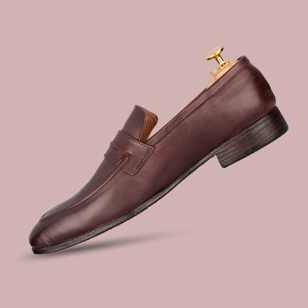 Chocolate Brown Gior Loafers