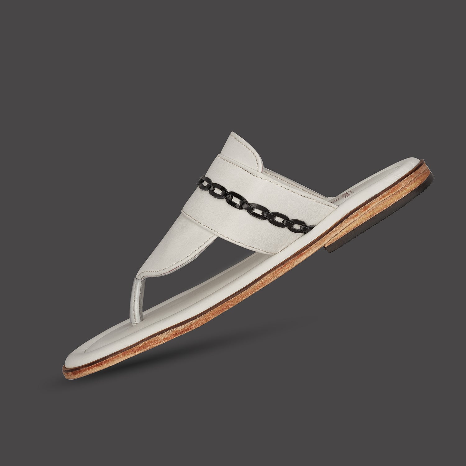 White Hand Made Slipper