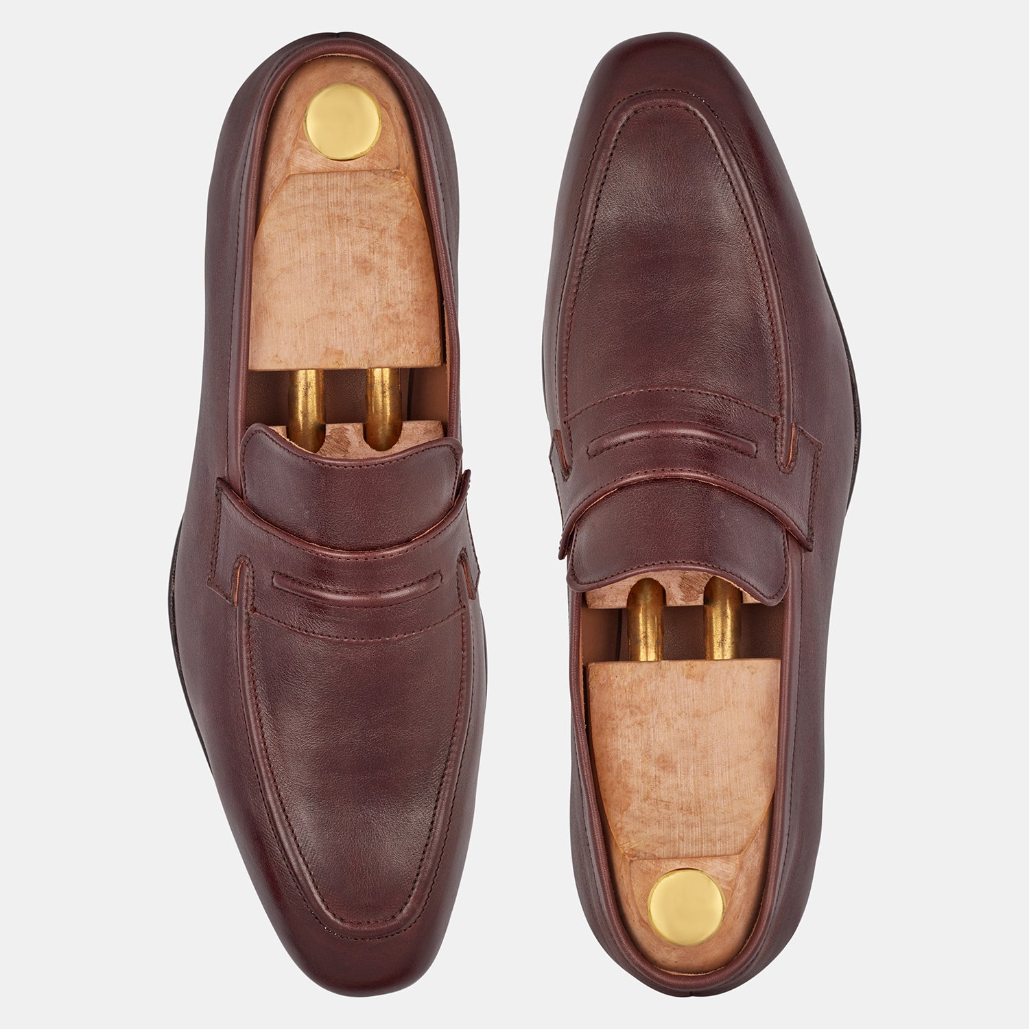 Chocolate Brown Gior Loafers