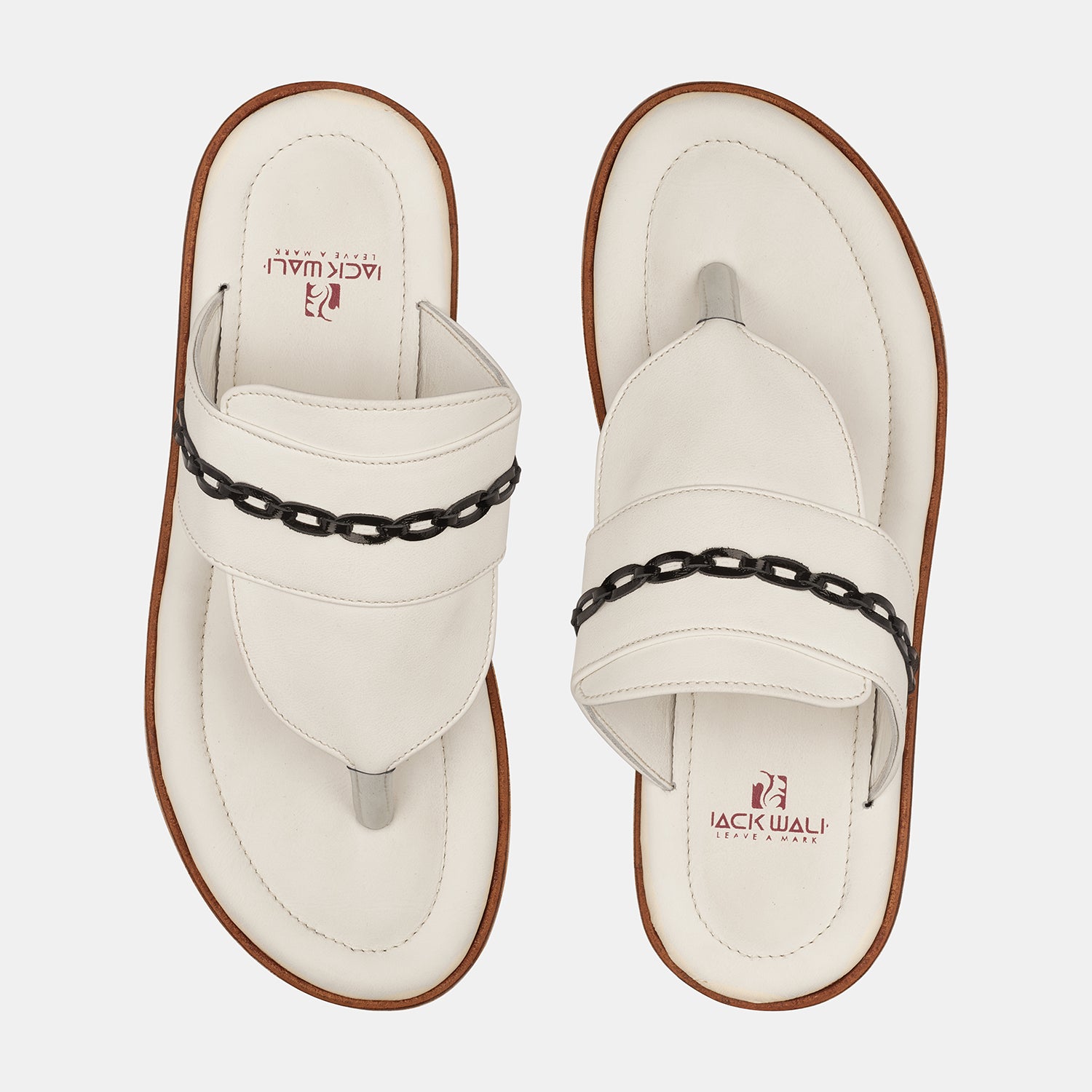 White Hand Made Slipper