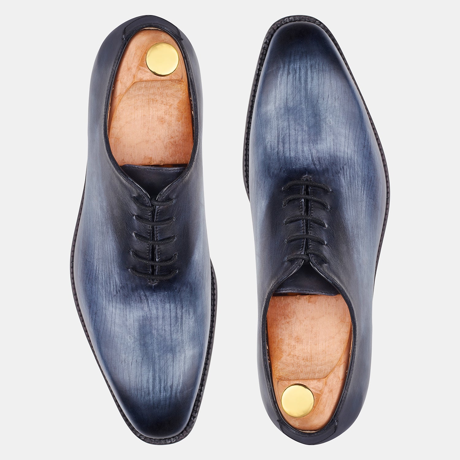 Light Blue With Patina Ervin Shoes