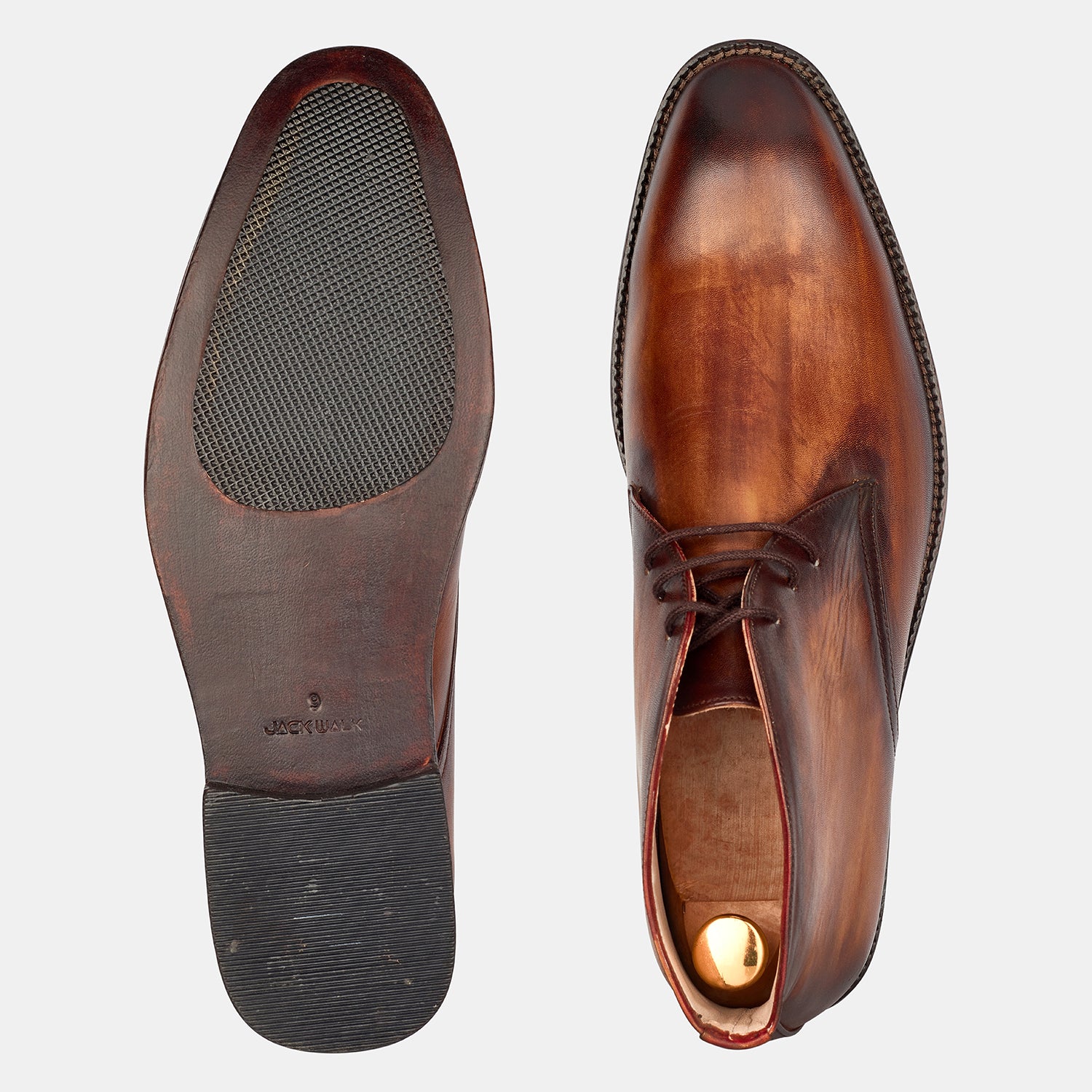 Tan Brown Jackson Williams Hand Made Shoes