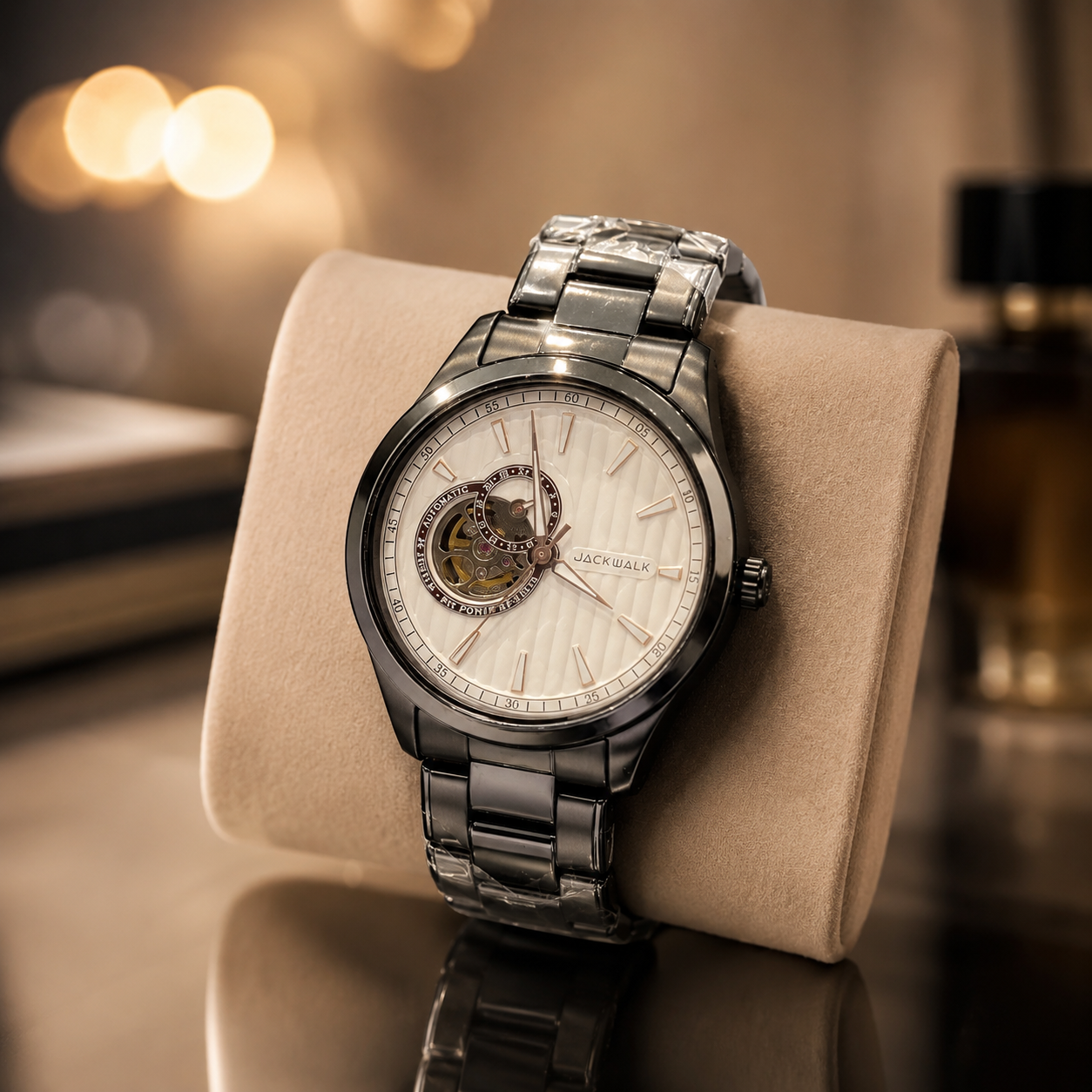Jack Walk Obsidian Automatic- Sapphire Crystal Glass\ Stainless Steel Automatic Watch