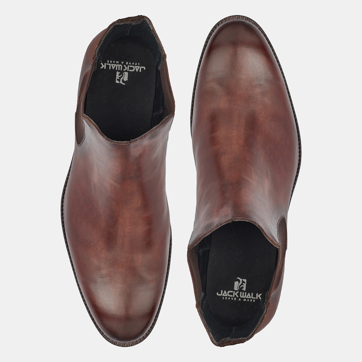 Drak Brown Smith Leather Boots