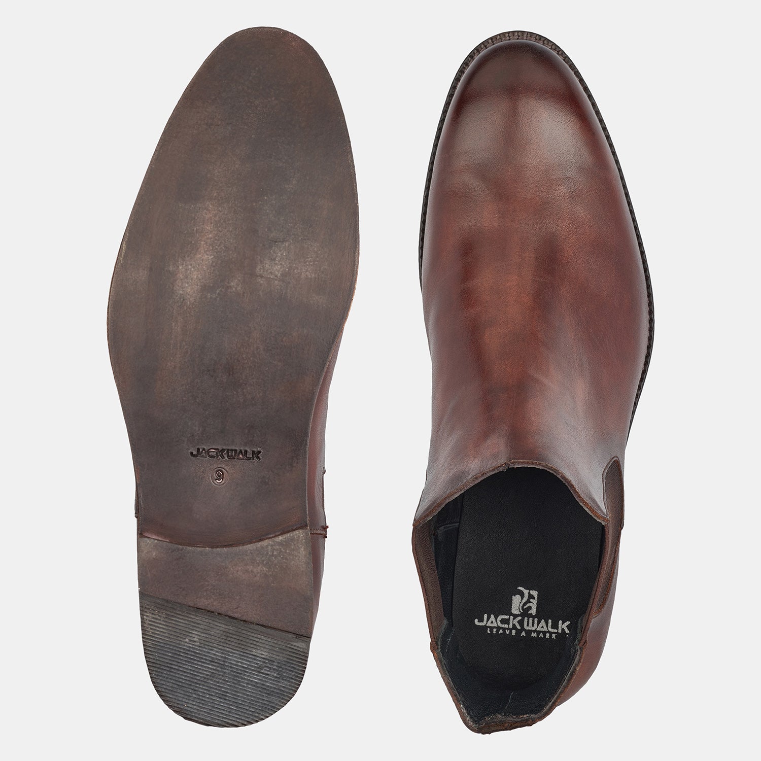 Drak Brown Smith Leather Boots