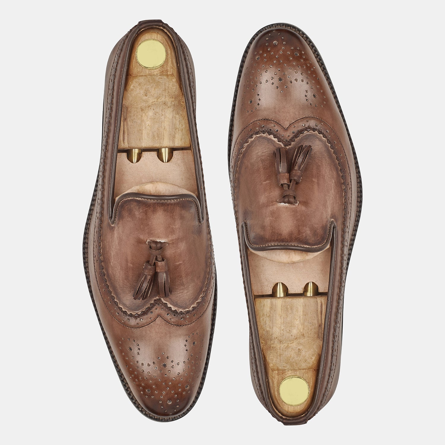 Light Brown Charlie Leather Loafers