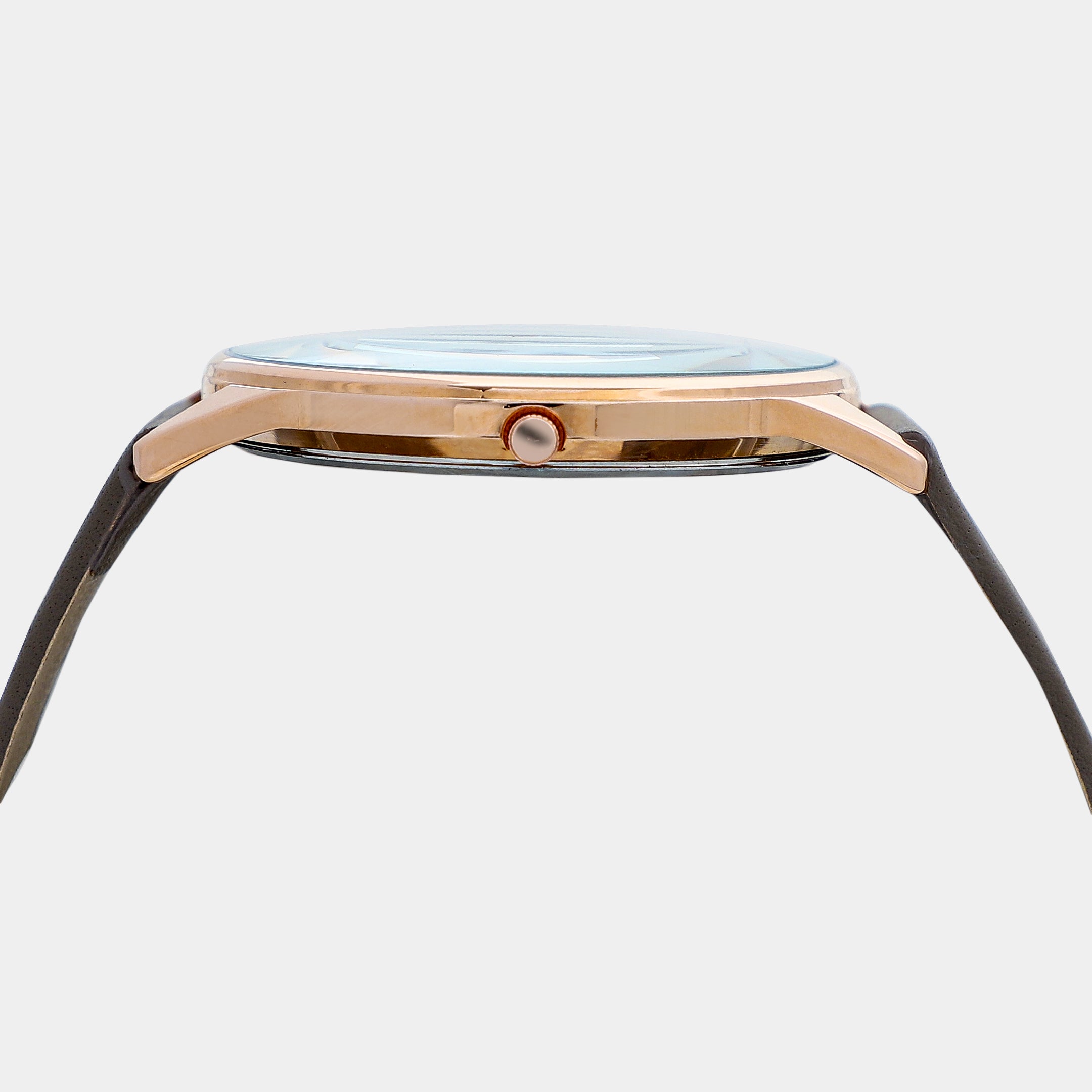 Gray Dial And Gray Strap Watch For Man