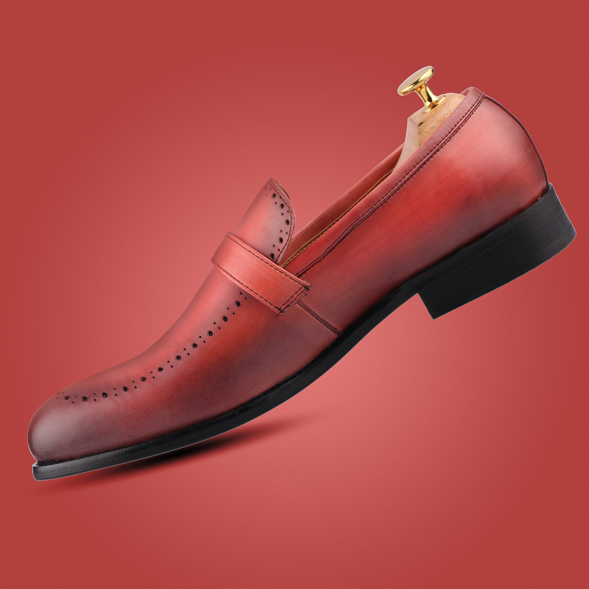 Parker Red Monk shoes
