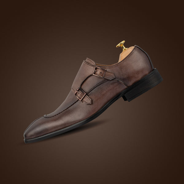 Leather Monk Shoes