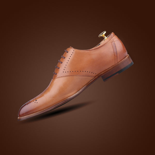 Camel Colour Handmade Shoes