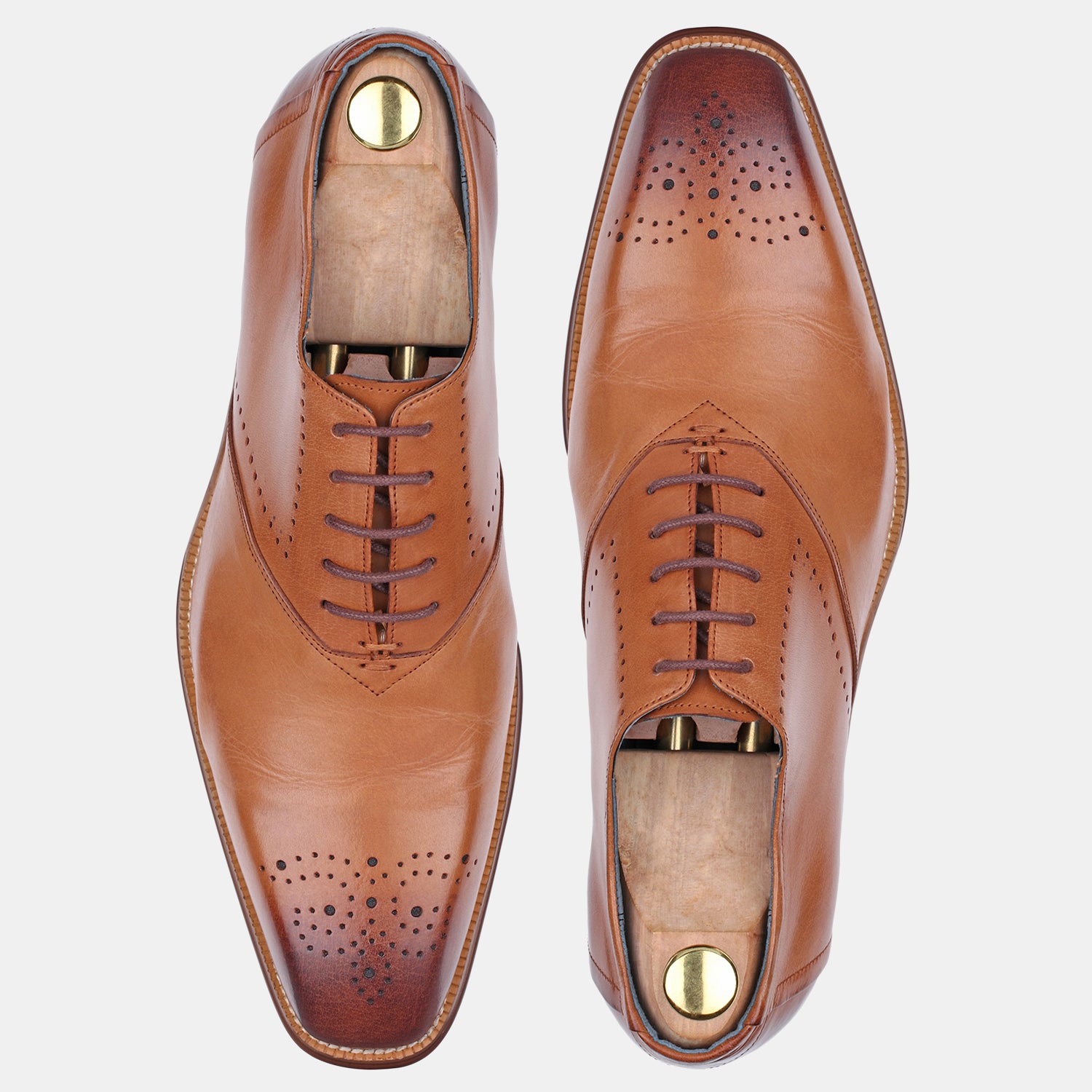 Camel Colour Handmade Shoes