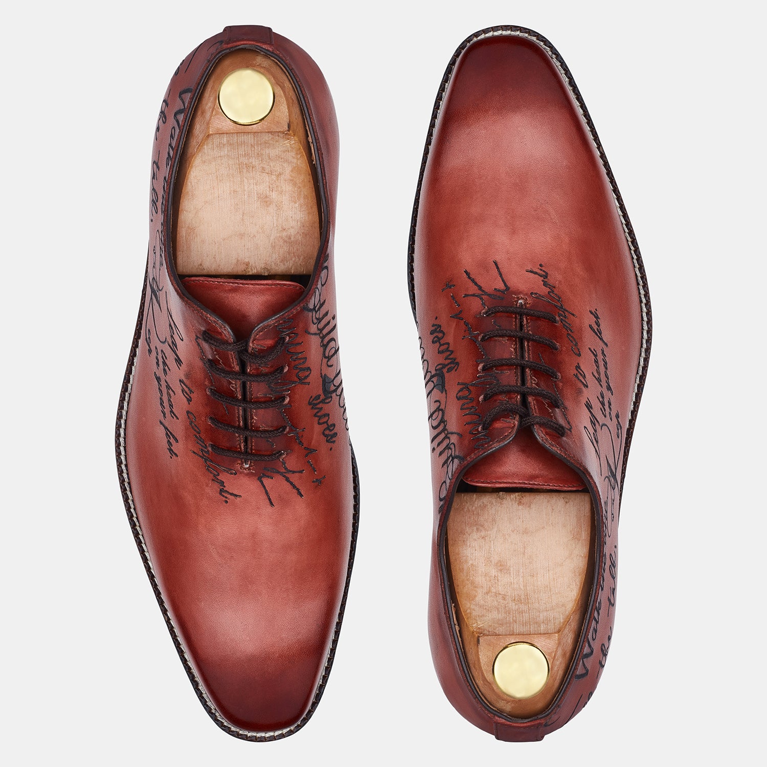 Dark Tan Brown Roger J. Bailly Function Shoes