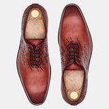 Dark Tan Brown Roger J. Bailly Function Shoes