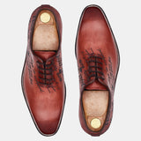 Dark Tan Brown Roger J. Bailly Function Shoes