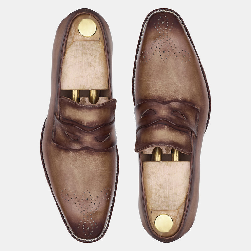Brown Loafer Alex Eyes