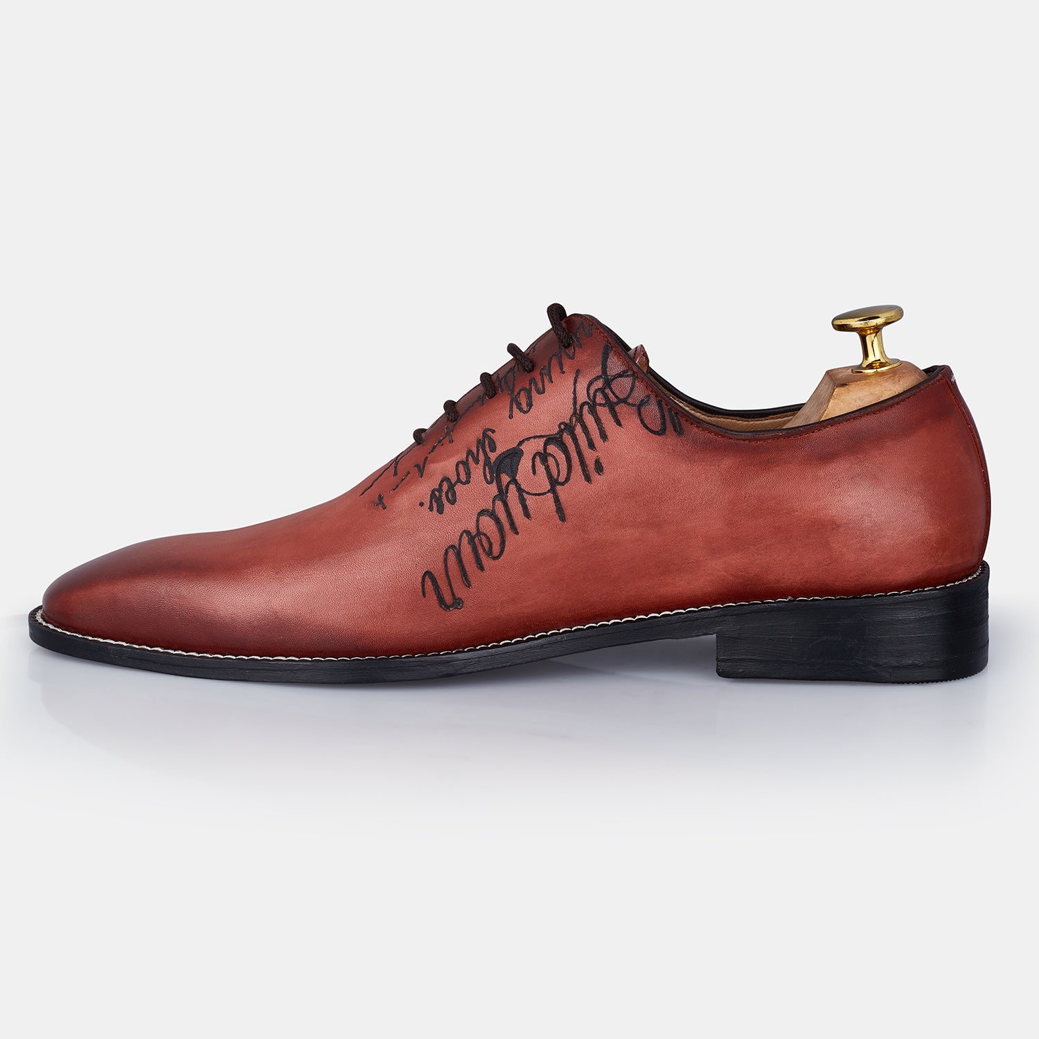 Dark Tan Brown Roger J. Bailly Function Shoes