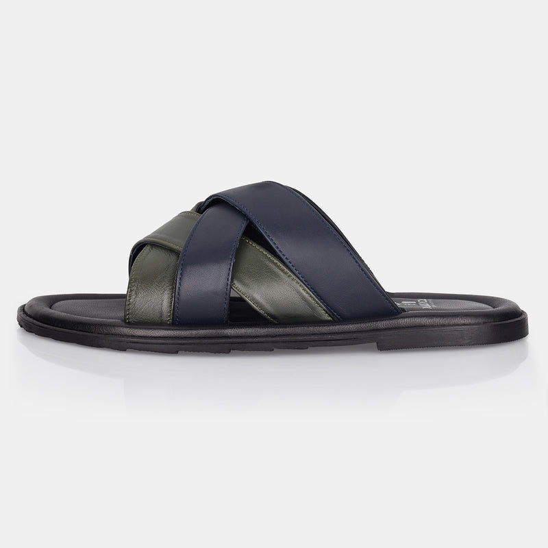 Green & Blue Runnig Slipper