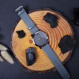 Gray Slim Watch For Man