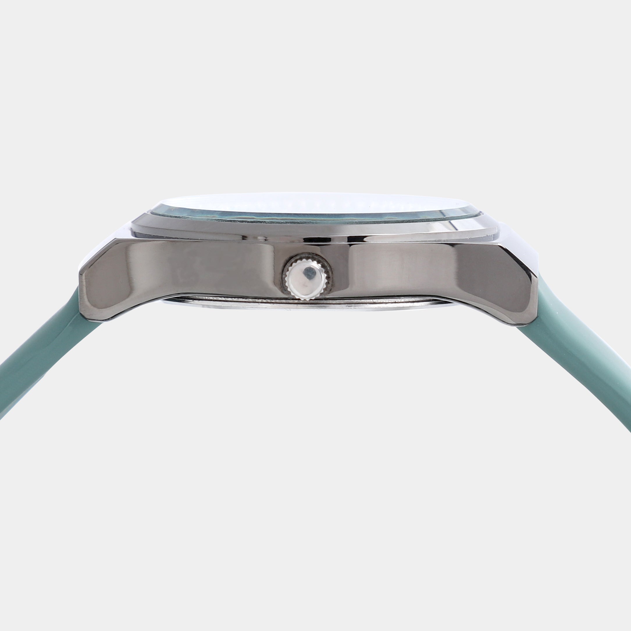 Green Silicon Strap Jack Walk Watch For Women