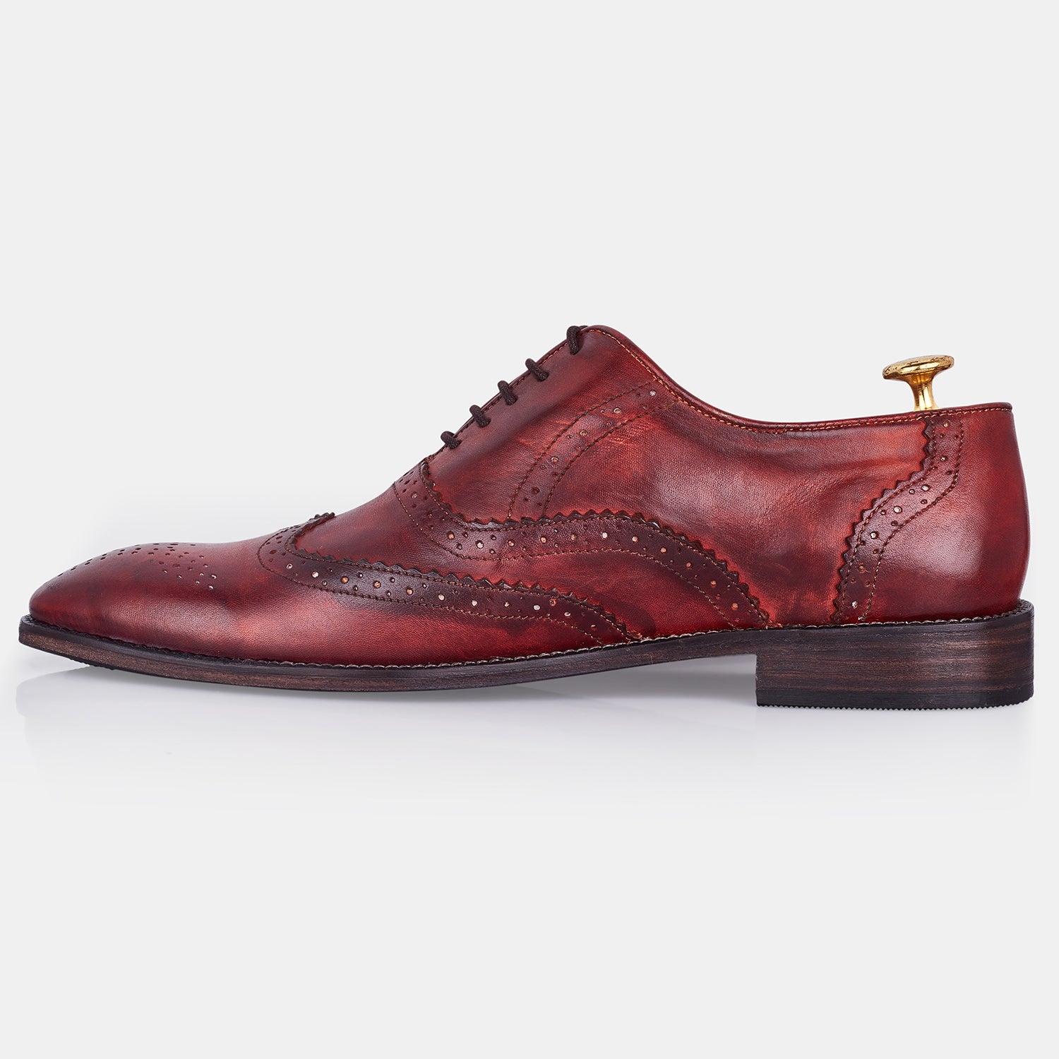 Red Brown Ethan Baker Brock Shoes