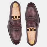 Burgundy Mitchell Dias Loafers