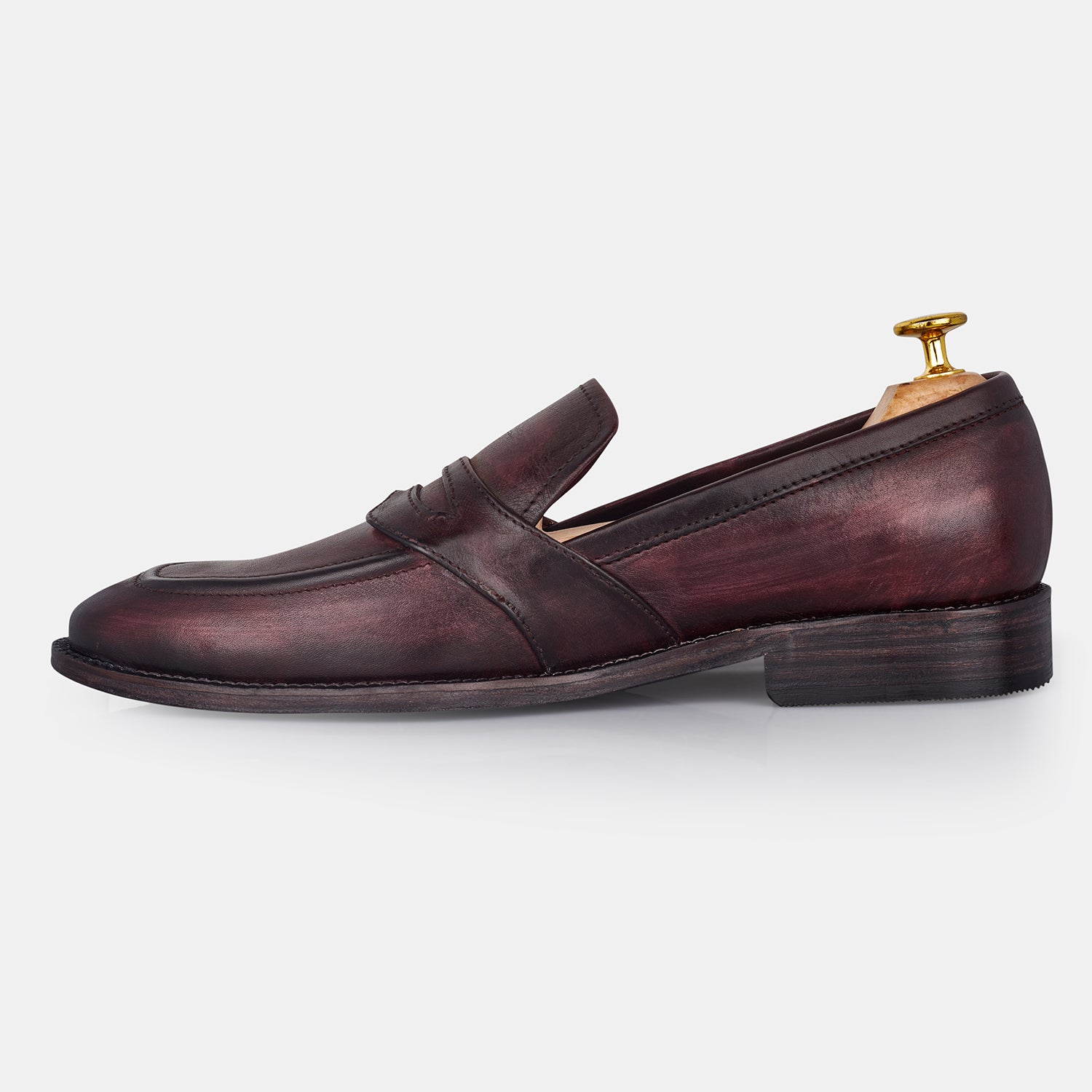 Burgundy Mitchell Dias Loafers