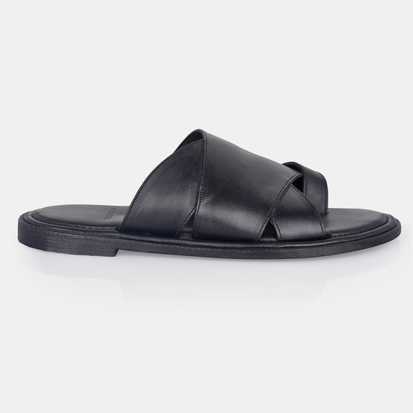 Black Hugo Slipper