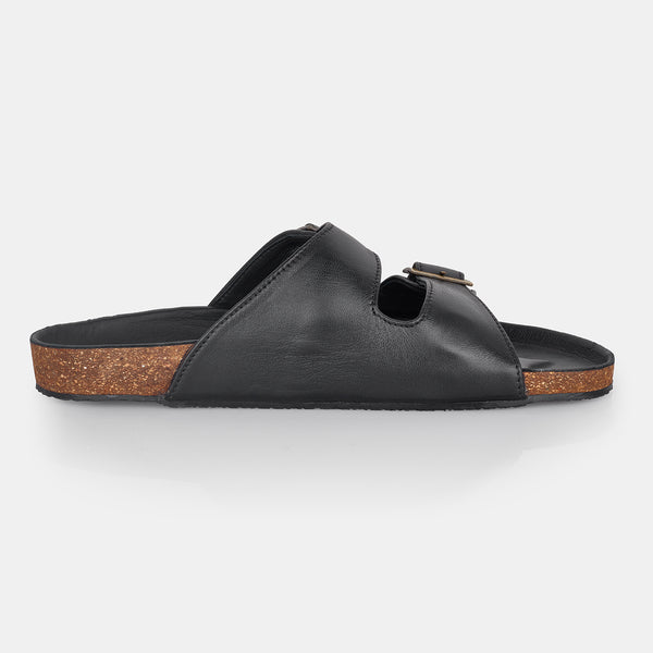 Black Efren Monk Slipper