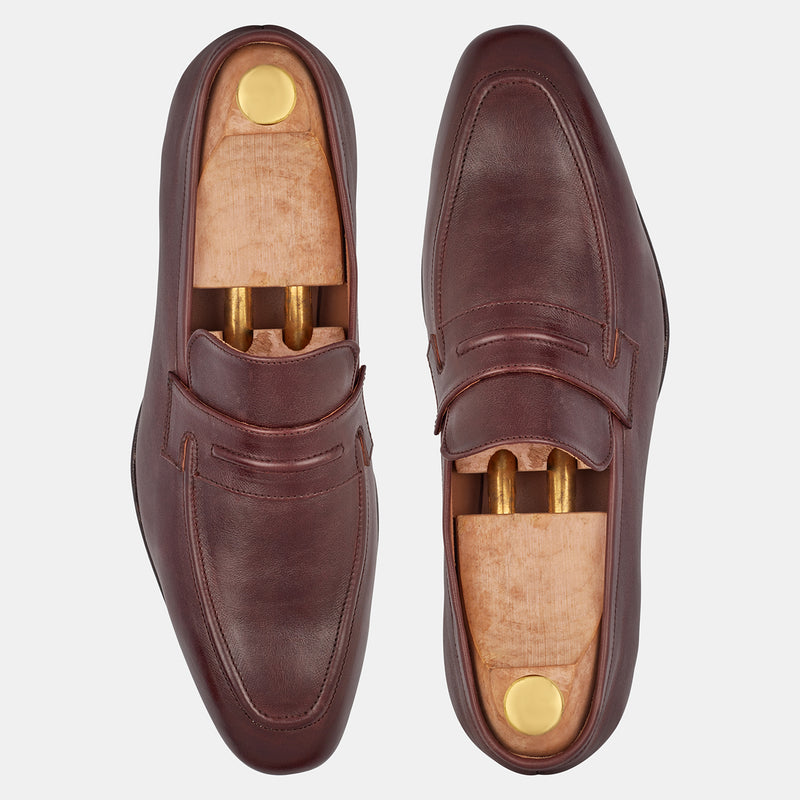 Chocolate Brown Gior Loafers