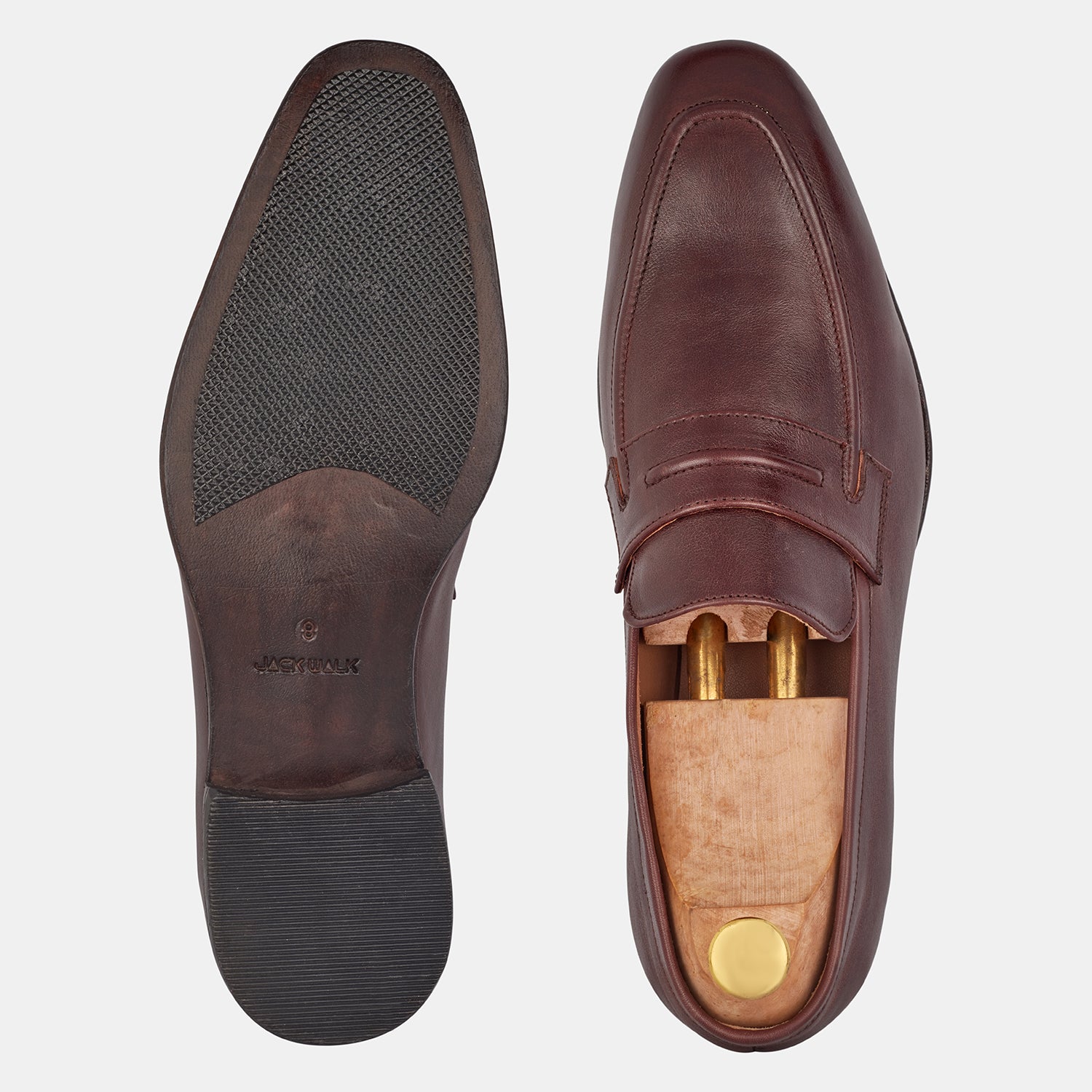 Chocolate Brown Gior Loafers