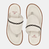 White Hand Made Slipper